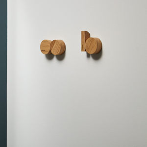 oak coat hanger