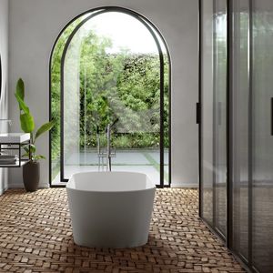 oval bathtub