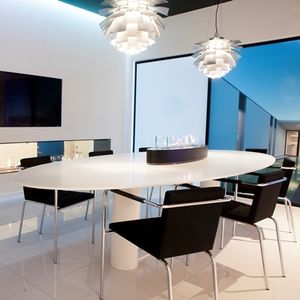 bioethanol fireplace / contemporary / open hearth / central