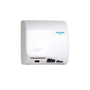 automatic hand dryer / wall-mounted / epoxy / stainless steel