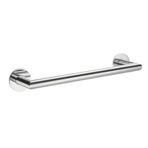 chrome-plated brass grab bar