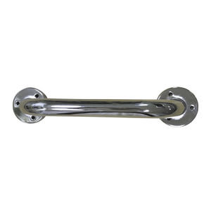 steel grab bar / straight / wall-mounted / commercial