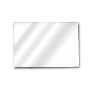 wall-mounted mirror / contemporary / rectangular / for public spaces