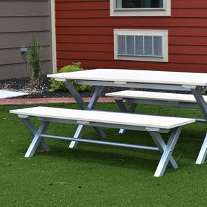 contemporary public bench