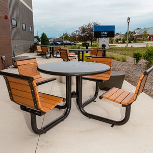 contemporary picnic table