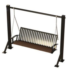 made from recycled materials garden bench 1