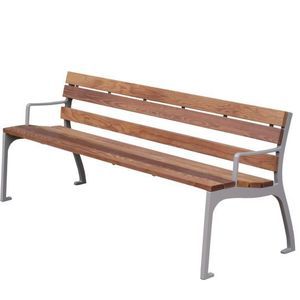 solid wood garden bench 1