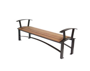 contemporary public bench