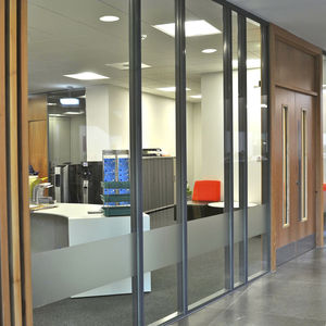 Fire-rated partition - Apex - Apton Partitioning Limited - demountable ...