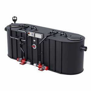 free-standing grease trap