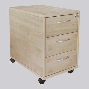 wooden office unit