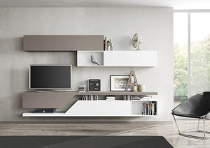 contemporary TV wall unit