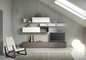 contemporary TV wall unit