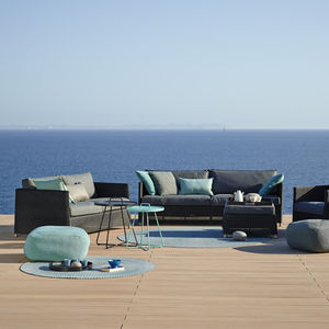 contemporary sofa / garden / fabric / 2-person