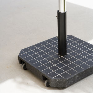 stone patio umbrella base