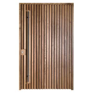 entry door / pivoting / wooden / burglar-proof