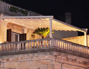 wall-mounted pergola