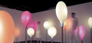 floor-standing lamp / original design / Corian®