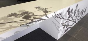 Solid Surface decorative panel / solid wood / for furniture / smooth