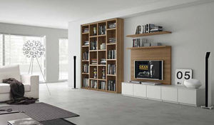 contemporary TV wall unit