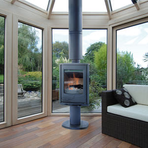 metal smoke flue