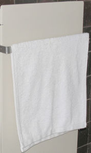 electric towel radiator / stone / contemporary / vertical