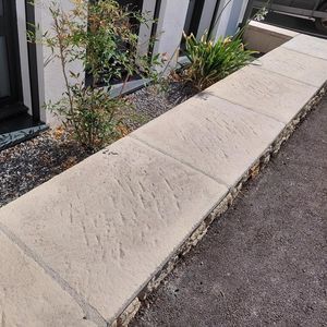 stone wall coping