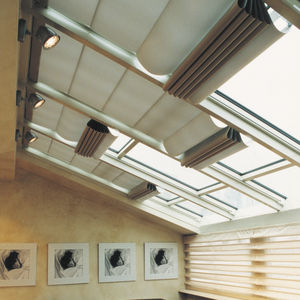 Roman opening system for blinds