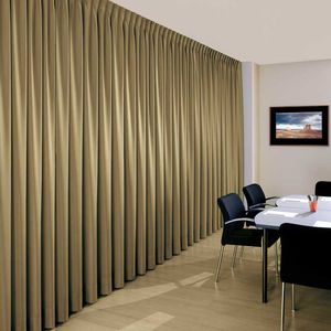 wall-mounted curtain track