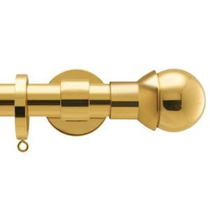 brass curtain rod