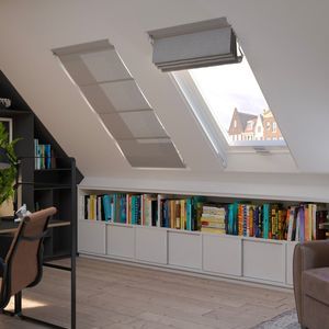 skylight opening system for blinds
