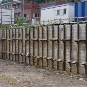 soldier-pile sheet pile