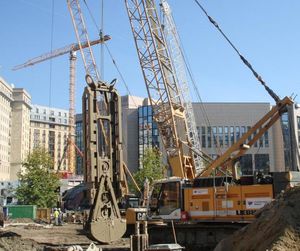 cement-bentonite sheet pile / water retention