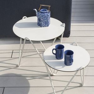 contemporary nesting tables