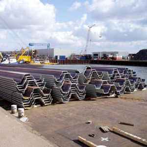 soldier-pile sheet pile