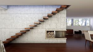 straight staircase