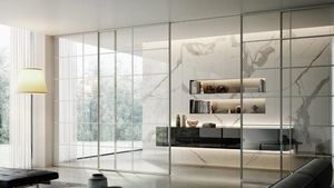 partition with glass panel 1