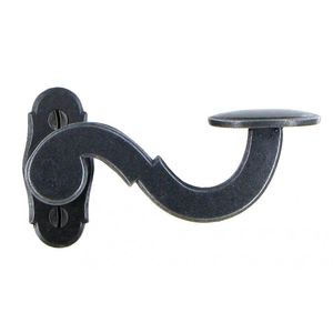 window handle / brass / wrought iron / traditional