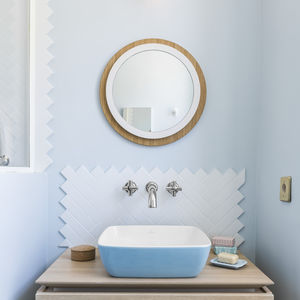 wall-mounted mirror
