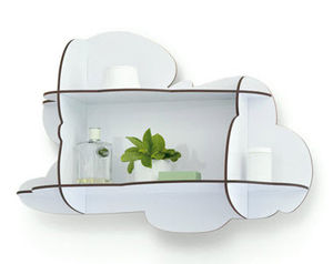 wall-mounted shelf / original design / HPL
