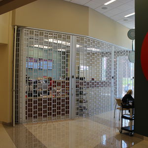 store front security grill