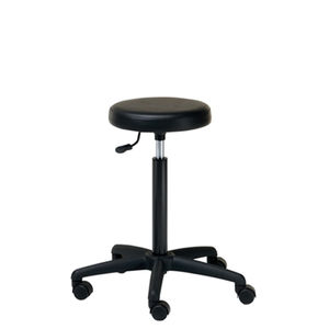 contemporary stool / synthetic leather / for beauty salons / upholstered