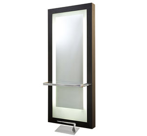 contemporary dressing table / wooden / wall-mounted / for hairdressers