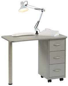 manicure table with storage