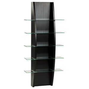 wall-mounted display rack / beauty product / wooden / for hairdressers