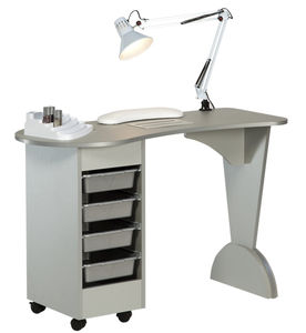 manicure table with storage