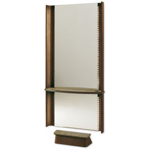 contemporary dressing table / wooden / wall-mounted / for hairdressers