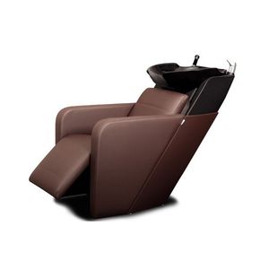 reclining shampoo chair with footrest