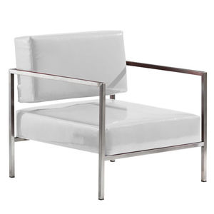 stainless steel armchair