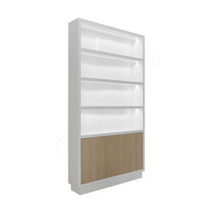 contemporary display case / wooden / commercial